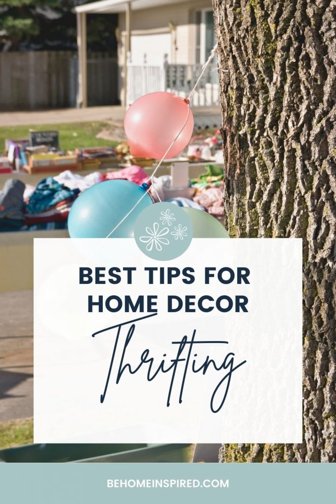 Best tips for home decor thrifting