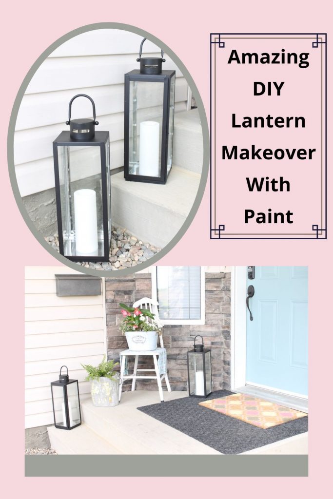 Amazing DIY Lantern Makeover With Paint Pin