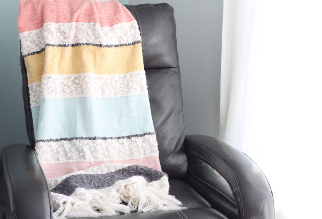 spring throw blanket for home decor