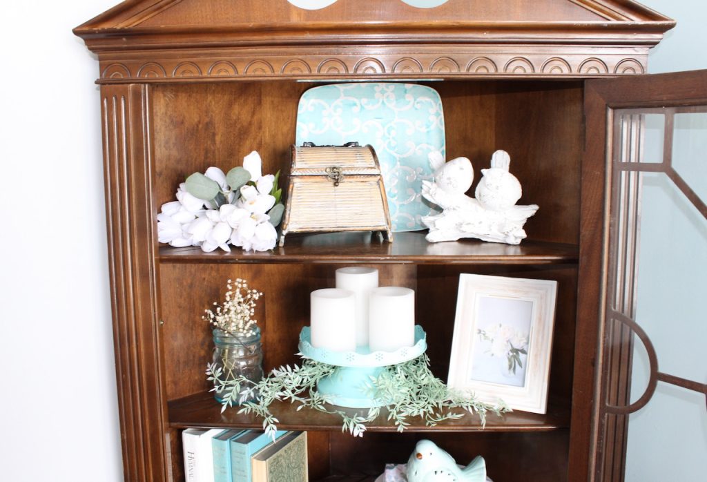 ideas for styling a china cabinet