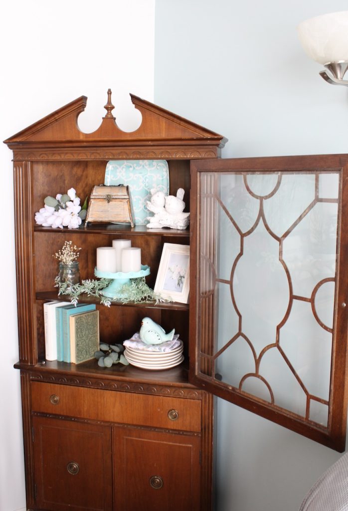 Ideas for styling a china cabinet